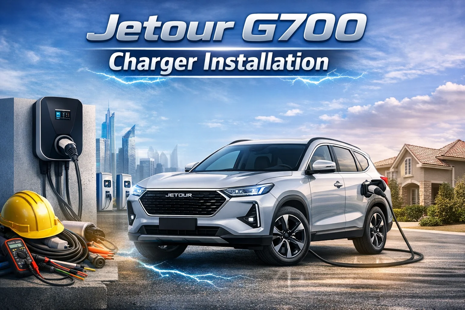 أفضل شركة تركيب شواحن لسيارة Jetour G700