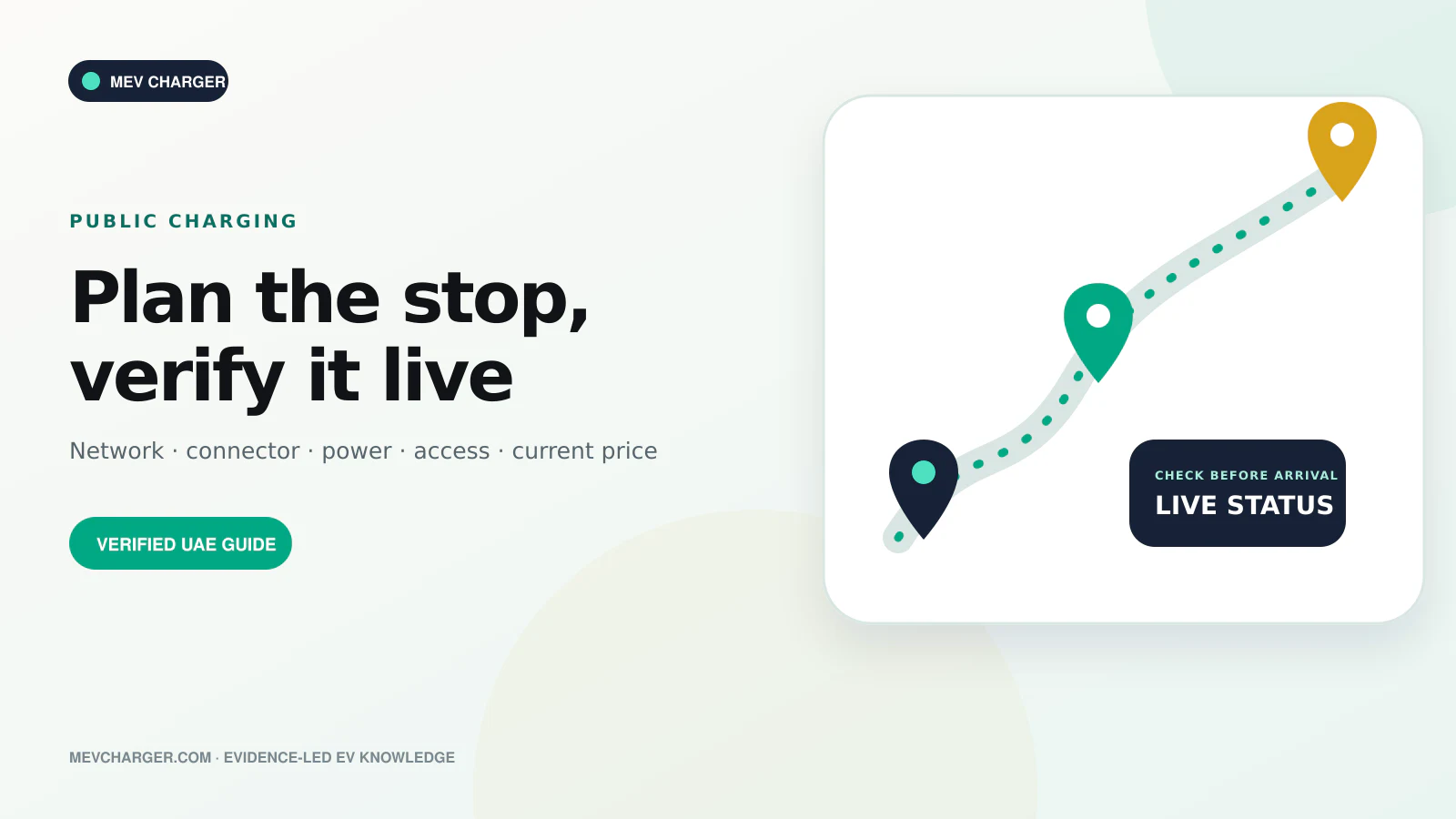 Public EV Charging in the UAE: DEWA, UAEV and Trip Planning