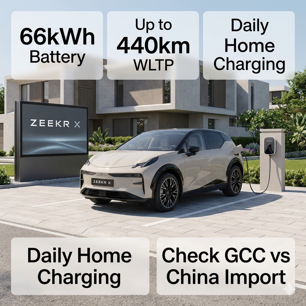 ZEEKR X Charging Guide in UAE